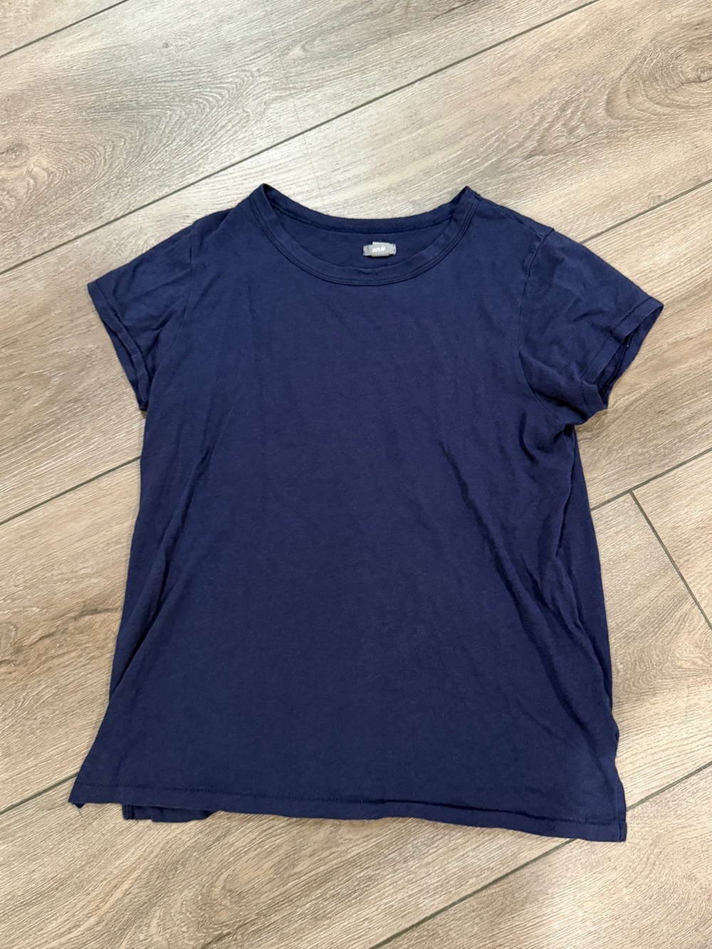 aerie Navy Short Sleeve Crewneck Tee
